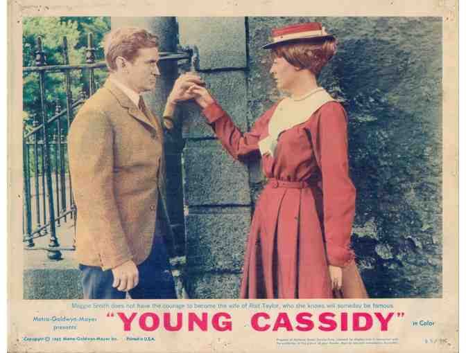 YOUNG CASSIDY, 1965, lobby cards, Rod Taylor, Julie Christie