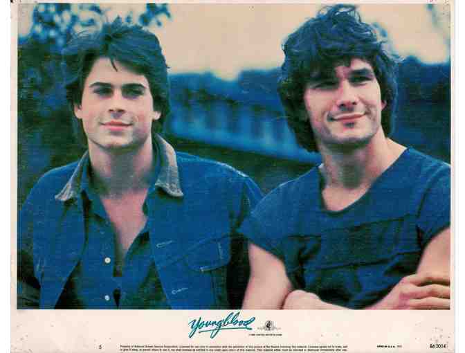 YOUNGBLOOD, 1986, lobby cards, Rob Lowe, Patrick Swayze