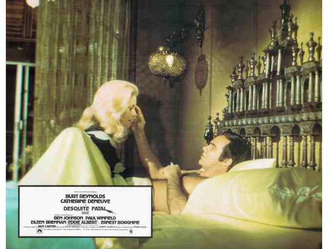 HUSTLE, 1975, lobby cards, Burt Reynolds, Catherine Deneuve