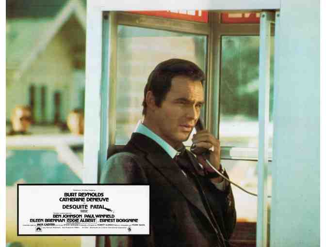 HUSTLE, 1975, lobby cards, Burt Reynolds, Catherine Deneuve