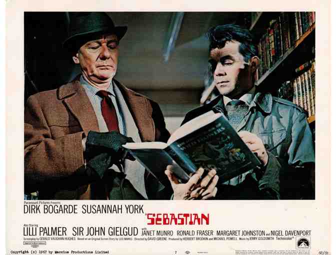 SEBASTIAN, 1968, lobby cards, Dirk Bogarde, Susannah York