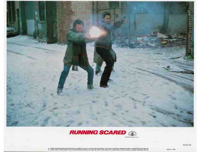 RUNNING SCARED, 1986, lobby card set, Billy Crystal, Gregory Hines