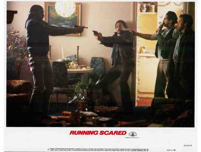 RUNNING SCARED, 1986, lobby card set, Billy Crystal, Gregory Hines