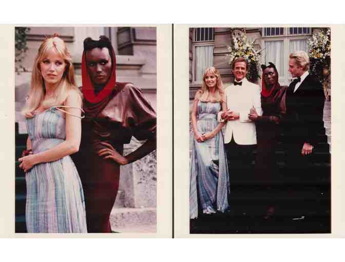 VIEW TO A KILL, 1985, movie stills, Roger Moore, 007, Grace Jones