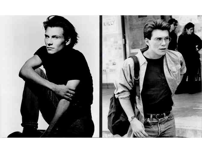 Christian Slater, group of classic celebrity portraits, stills or photos
