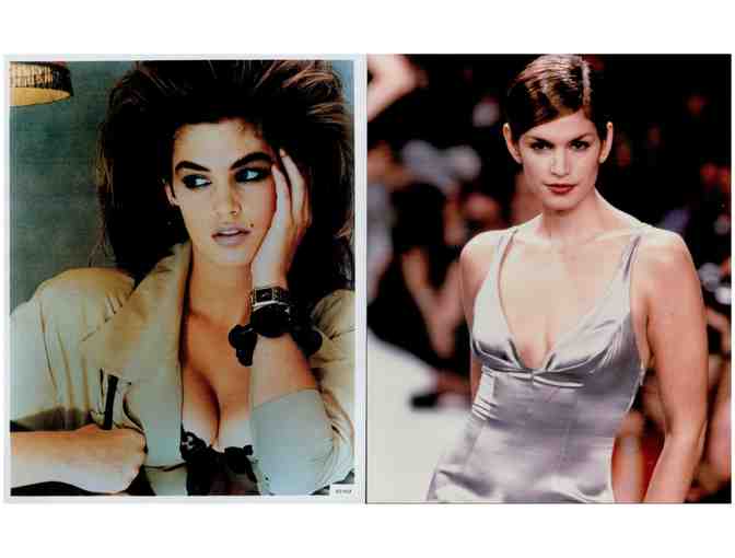 CINDY CRAWFORD, group of classic celebrity portraits, stills or photos