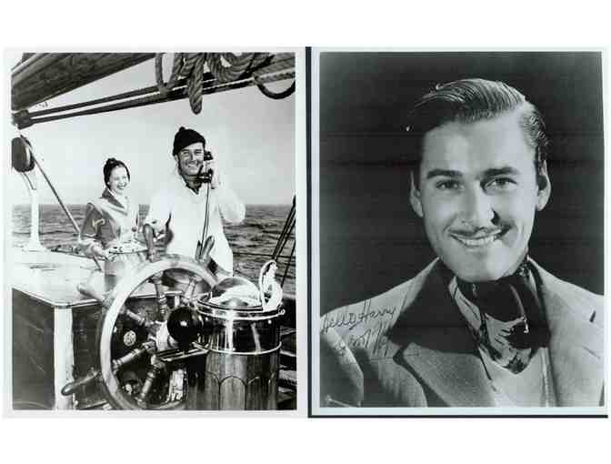 ERROL FLYNN, group of classic celebrity portraits, stills or photos