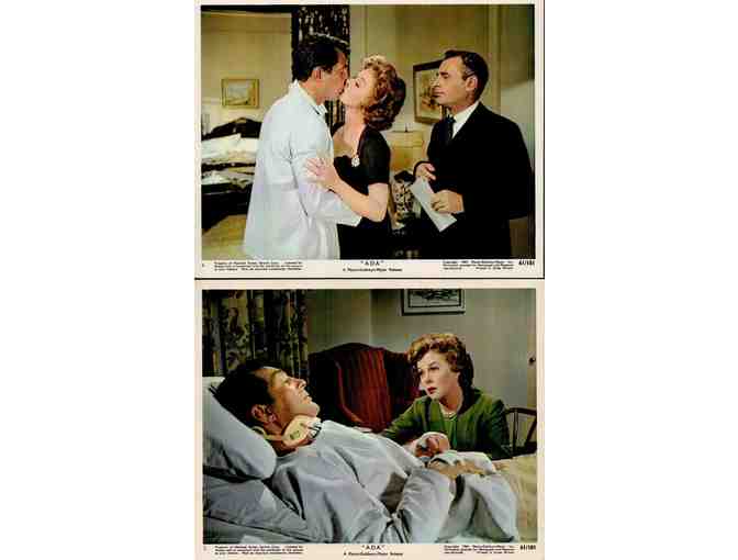 ADA, 1961, mini lobby cards, Susan Hayward, Dean Martin