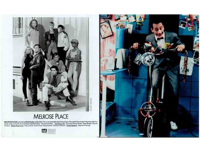 TV STILLS/PHOTOS LOT 3, varying dates, 8 titles, MASH, Pee Wee's Playhouse, Malcolm in Middle