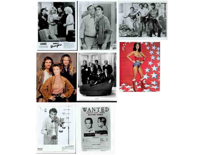 TV STILLS/PHOTOS LOT 11, varying dates, 8 titles, Dr. Quinn, Fugitive, Monkees, Nanny, Wonder Woman