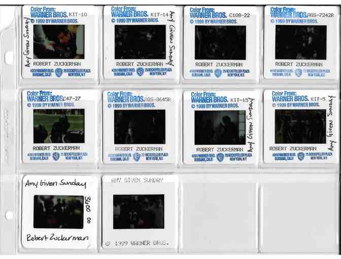 ANY GIVEN SUNDAY, 1999, color slides, Al Pacino