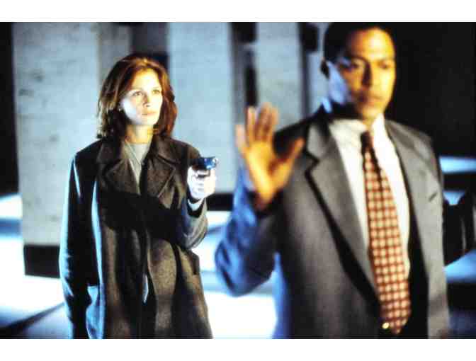 CONSPIRACY THEORY, 1997, color slides, Mel Gibson