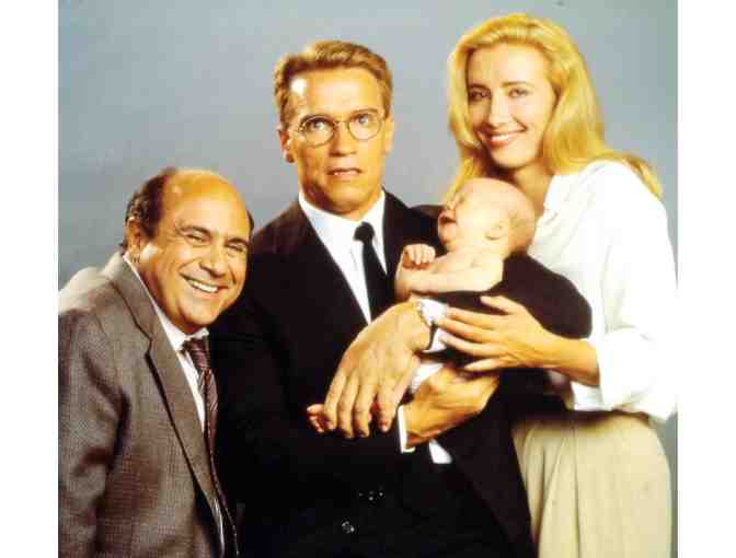 JUNIOR, 1994, color slides, Arnold Schwarzenegger