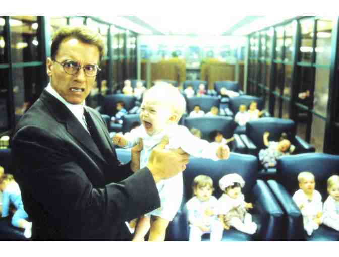 JUNIOR, 1994, color slides, Arnold Schwarzenegger