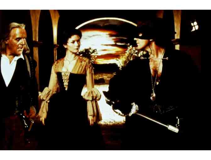 MASK OF ZORRO, 1998, color slides, Antonio Banderas