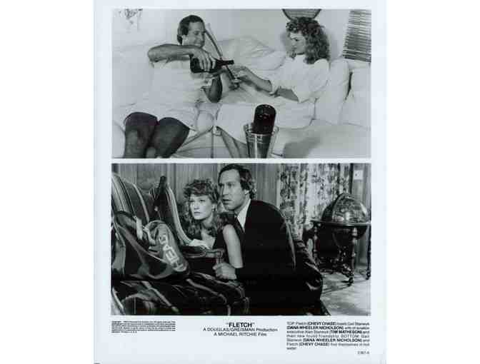 FLETCH, 1985, movie stills, Chevy Chase, Joe Don Baker