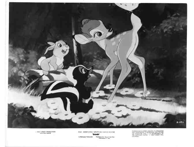 BAMBI, 1942, movie stills, COLLECTORS LOT, Walt Disney animated feature