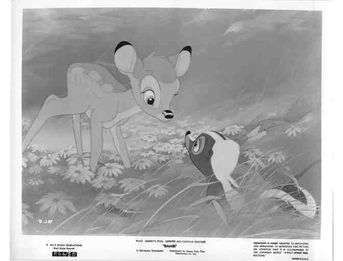 BAMBI, 1942, movie stills, COLLECTORS LOT, Walt Disney animated feature