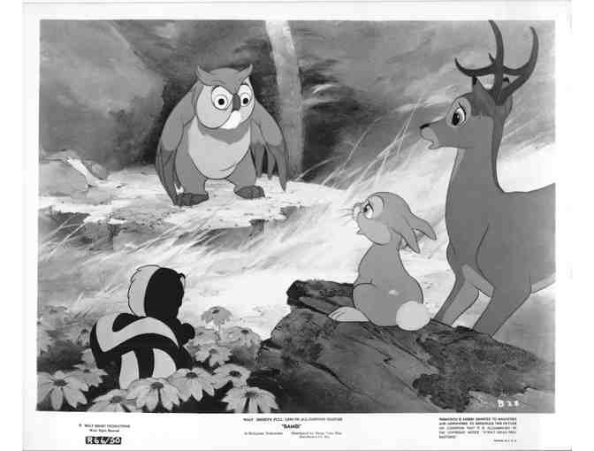 BAMBI, 1942, movie stills, COLLECTORS LOT, Walt Disney animated feature