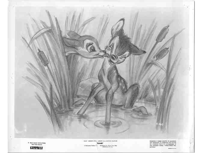 BAMBI, 1942, movie stills, COLLECTORS LOT, Walt Disney animated feature