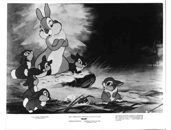 BAMBI, 1942, movie stills, COLLECTORS LOT, Walt Disney animated feature