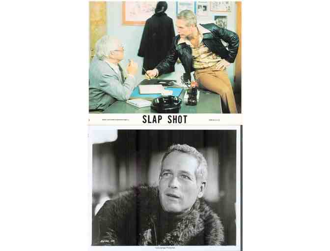SLAP SHOT, 1977, cards and stills, Paul Newman, Michael Ontkean