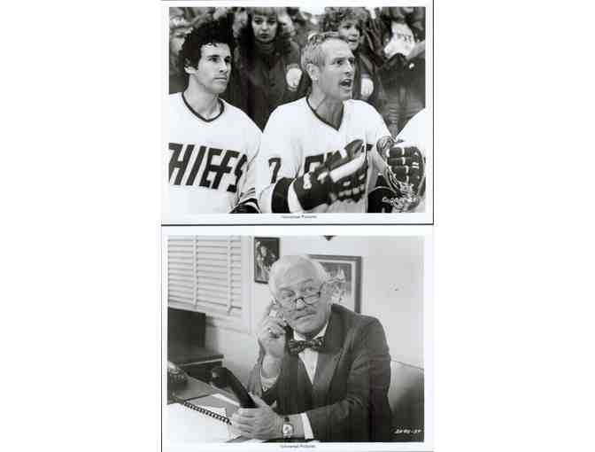 SLAP SHOT, 1977, cards and stills, Paul Newman, Michael Ontkean
