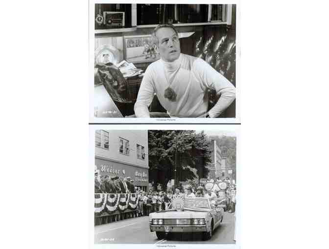 SLAP SHOT, 1977, cards and stills, Paul Newman, Michael Ontkean