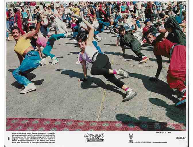 BREAKIN 2, 1984, mini lobby cards, Lucinda Dickey, Ice T, Susie Bono