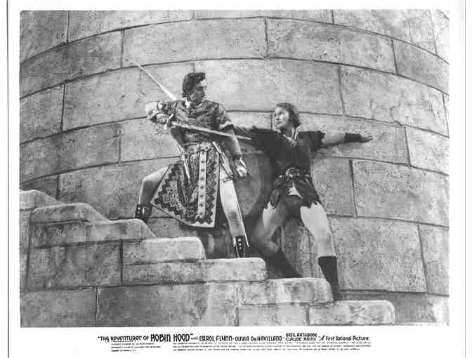 ADVENTURES OF ROBIN HOOD, 1938, movie stills, COLLECTORS LOT, Errol Flynn
