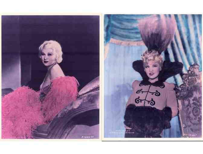 MAE WEST, COLLECTORS LOT of classic celebrity portraits, stills or photos