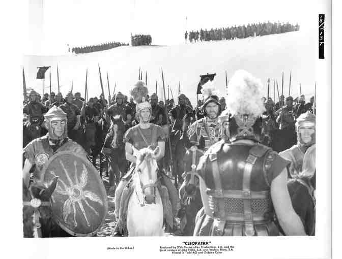 CLEOPATRA, 1963, movie stills, COLLECTORS LOT, Elizabeth Taylor, Rex Harrison