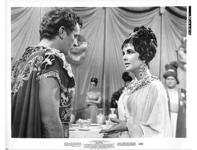 CLEOPATRA, 1963, movie stills, COLLECTORS LOT, Elizabeth Taylor, Rex Harrison