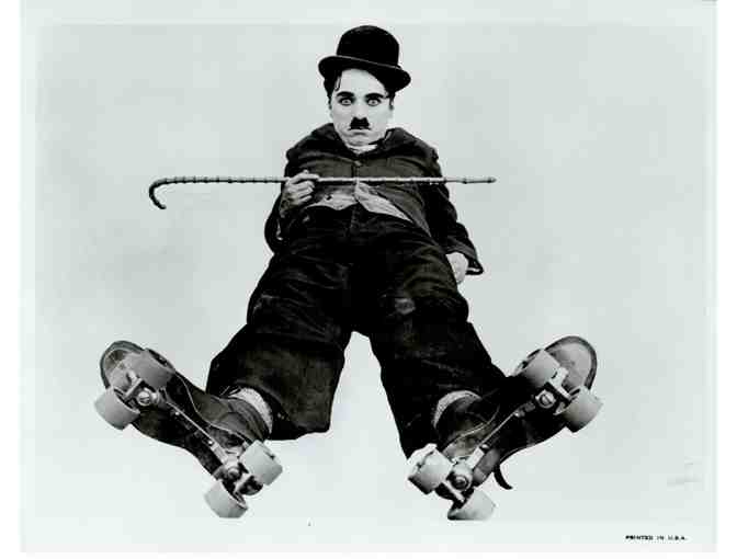 CHARLIE CHAPLIN, group of classic celebrity portraits, stills or photos