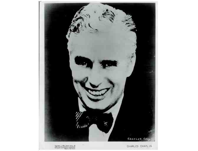 CHARLIE CHAPLIN, group of classic celebrity portraits, stills or photos