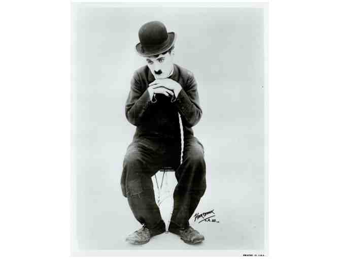 CHARLIE CHAPLIN, group of classic celebrity portraits, stills or photos