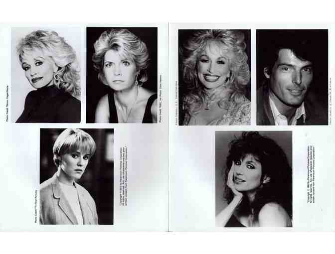 DOLLY PARTON, group of classic celebrity portraits, stills or photos