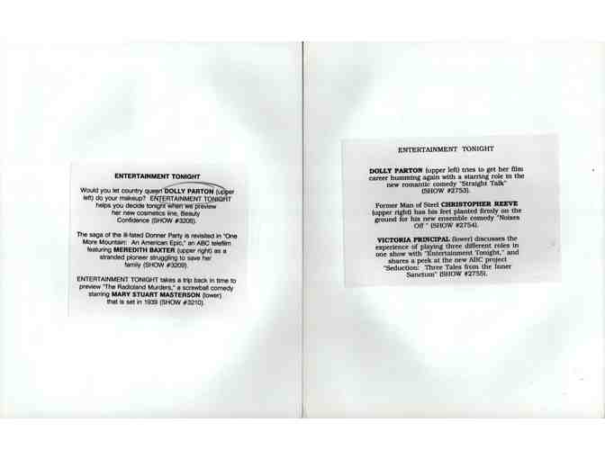 DOLLY PARTON, group of classic celebrity portraits, stills or photos