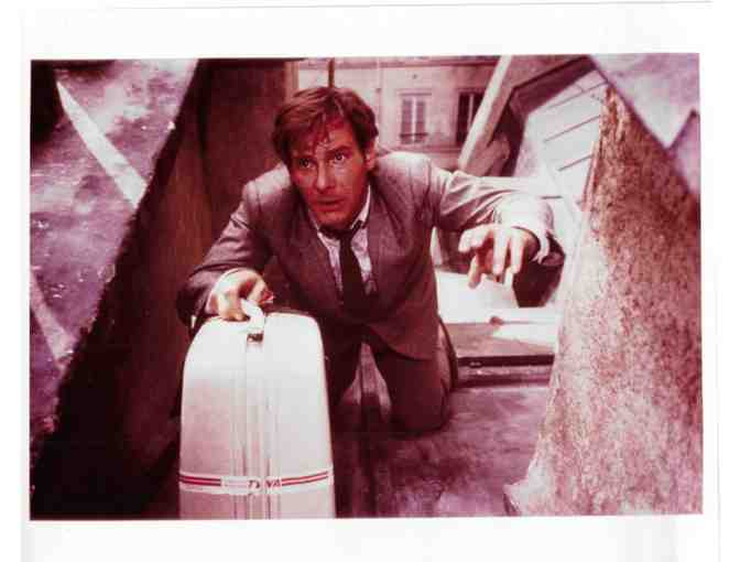 FRANTIC, 1988, color photographs, Harrison Ford, Betty Buckley