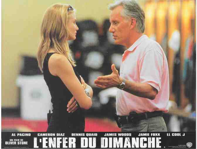 ANY GIVEN SUNDAY, 1999, cards and stills, Al Pacino, Jim Brown