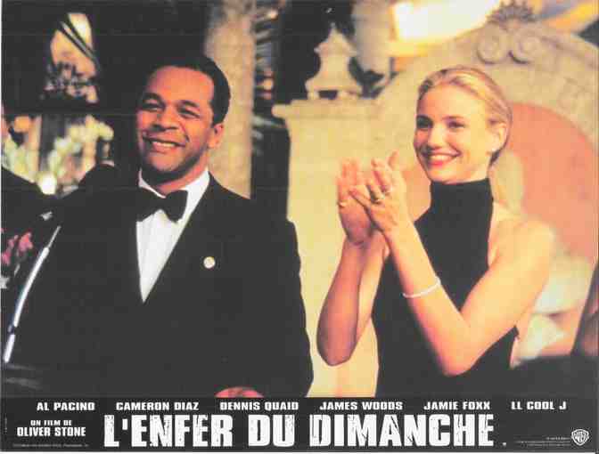 ANY GIVEN SUNDAY, 1999, cards and stills, Al Pacino, Jim Brown