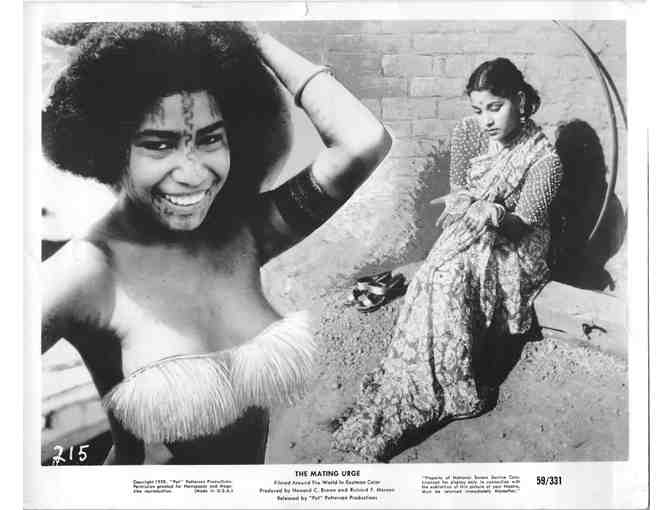 MATING URGE, 1959, movie stills, courtship documentary