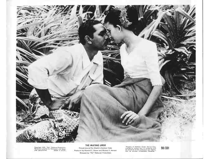 MATING URGE, 1959, movie stills, courtship documentary