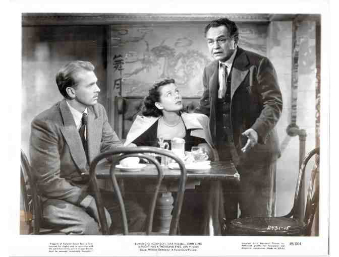 NIGHT HAS A THOUSAND EYES, 1948, movie stills, Edward G. Robinson