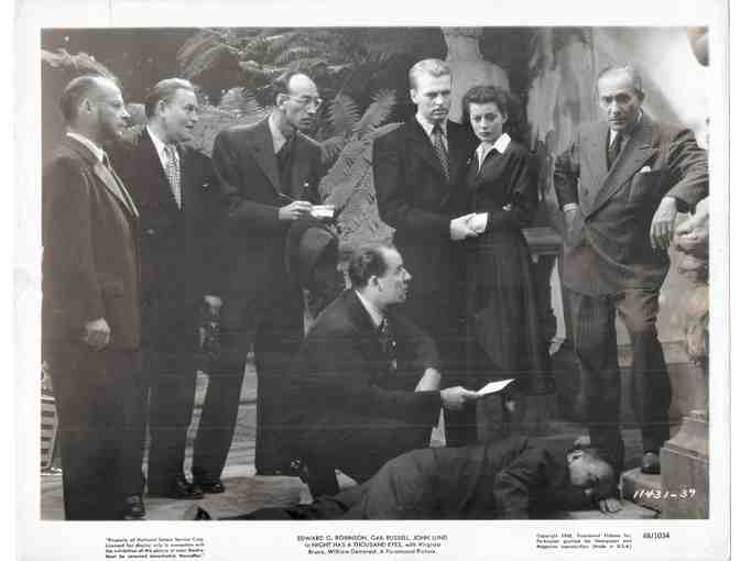 NIGHT HAS A THOUSAND EYES, 1948, movie stills, Edward G. Robinson