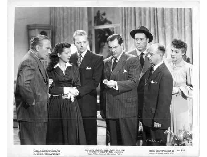 NIGHT HAS A THOUSAND EYES, 1948, movie stills, Edward G. Robinson