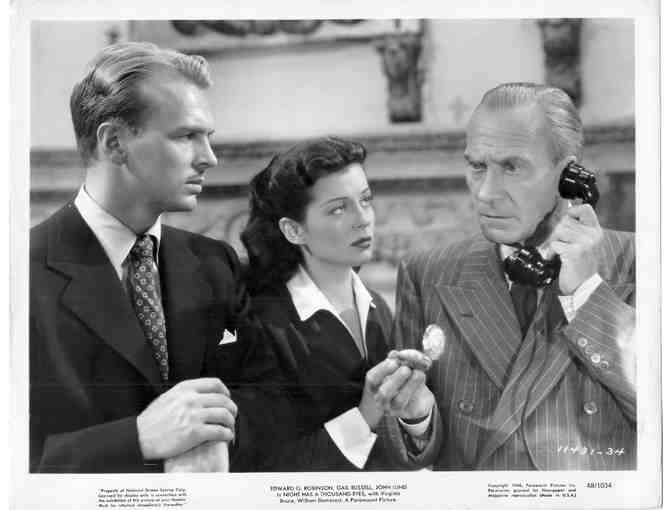 NIGHT HAS A THOUSAND EYES, 1948, movie stills, Edward G. Robinson