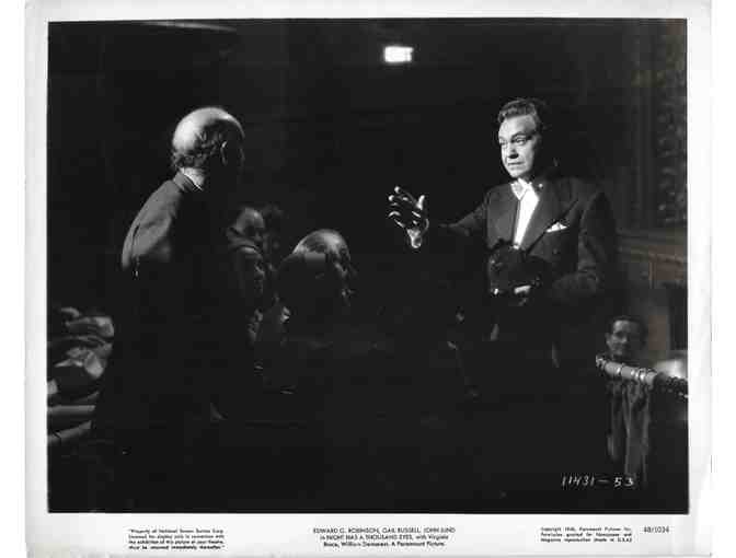 NIGHT HAS A THOUSAND EYES, 1948, movie stills, Edward G. Robinson