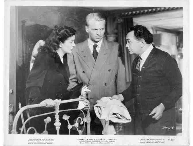 NIGHT HAS A THOUSAND EYES, 1948, movie stills, Edward G. Robinson