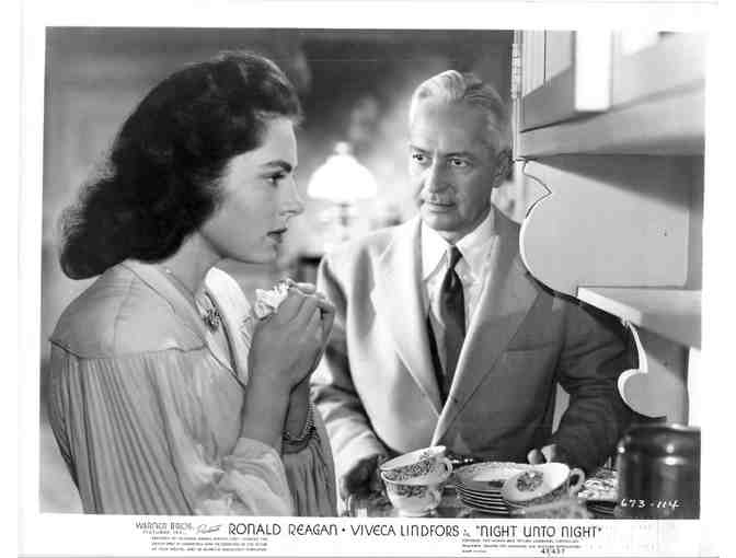NIGHT UNTO NIGHT, 1949, movie stills, Ronald Reagan, Viveca Lindfors